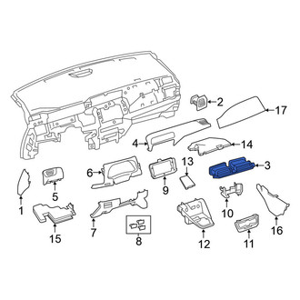Nissan OE - Front Center Dashboard Air Vent