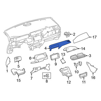 Nissan OE - Right Upper Instrument Panel Bezel