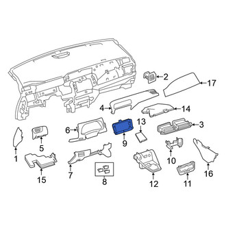 Nissan OE - Radio Bezel