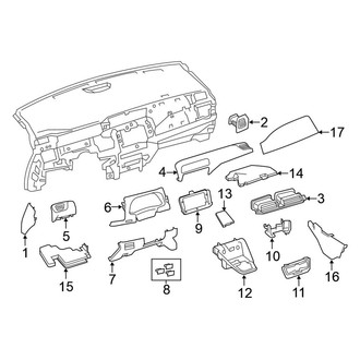 Nissan OE - Instrument Panel Components