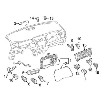 Nissan OE - Instrument Panel - Cluster & Switches