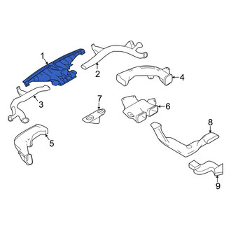 Nissan OE - Front Windshield Defroster Nozzle