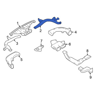 Nissan OE - Front Right Upper Instrument Panel Air Duct