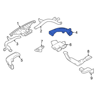 Nissan OE - Front Center Right Instrument Panel Air Duct