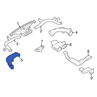 Nissan OE - Front Center Left Instrument Panel Air Duct