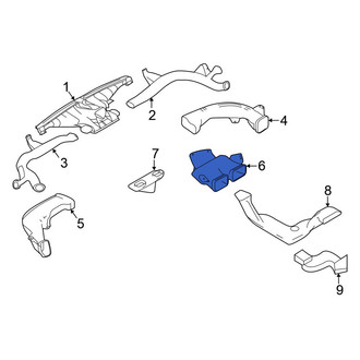 Nissan OE - Front Center Instrument Panel Air Duct
