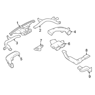 Nissan OE - Instrument Panel - Ducts