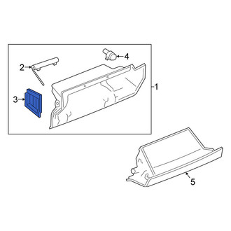 Nissan OE - Front Glove Box Door Cover