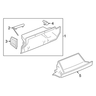 Nissan OE - Instrument Panel - Glove Box