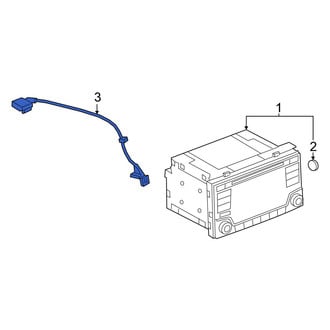 Nissan OE - GPS Navigation System Antenna