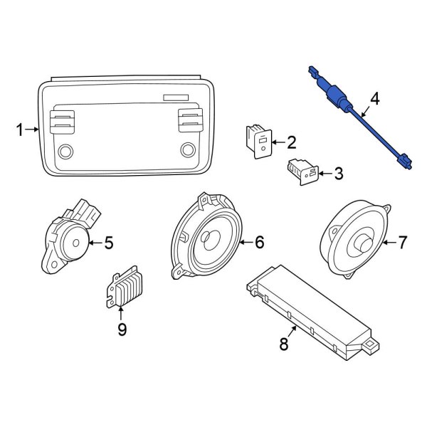 Audio Auxiliary Jack Connector