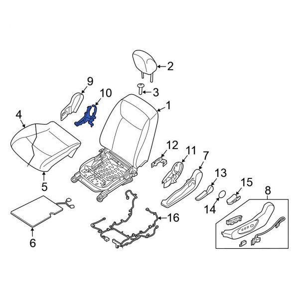 Seat Hinge Cover