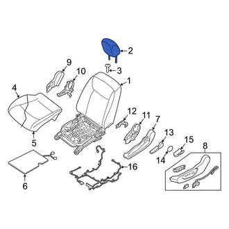 Nissan OE - Front Right Headrest