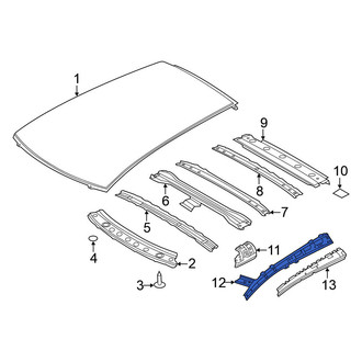 Nissan OE - Left Roof Panel Reinforcement