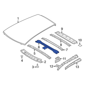 Nissan OE - Center Front Roof Bow