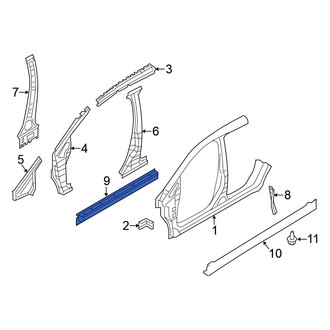 Nissan OE - Left Rocker Panel Reinforcement
