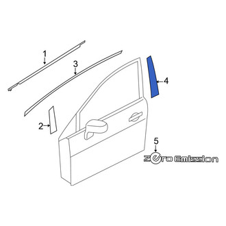 Nissan OE - Rear Left Door Applique