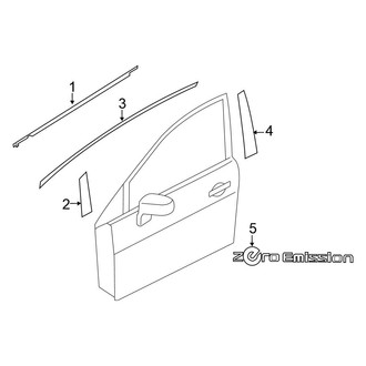 Nissan OE - Front Door - Exterior Trim