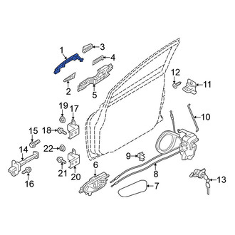 Nissan OE - Front Outer Exterior Door Handle