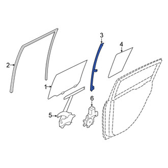 Nissan OE - Left Door Window Division Bar