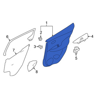 Nissan OE - Front Left Inner Door Interior Trim Panel