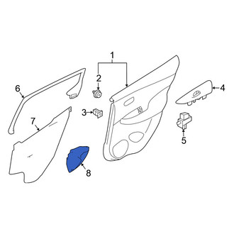 Nissan OE - Rear Left Door Panel Insulation