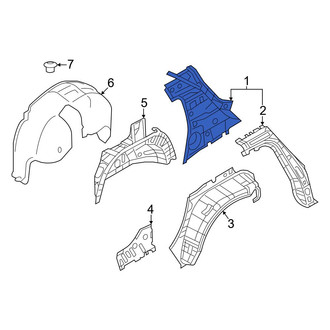 Nissan OE - Rear Left Inner Quarter Panel
