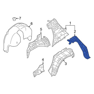 Nissan OE - Rear Left Quarter Panel Reinforcement