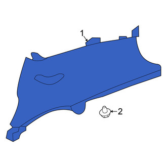 Nissan OE - Rear Left Interior Quarter Panel Trim Panel