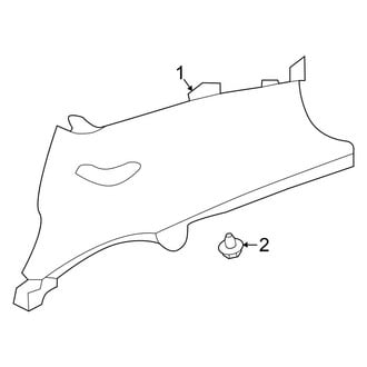 Nissan OE - Quarter Panel - Interior Trim