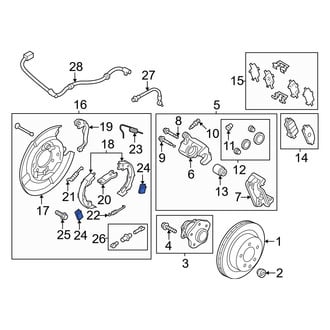 Nissan OE - Rear Drum Brake Hold Down Spring