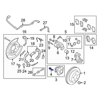 Nissan OE - Rear Wheel Lug Stud