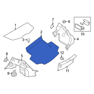 Nissan OE - Rear Floor Cover Panel