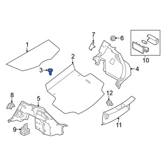 Nissan OE - Floor Carpet Clip