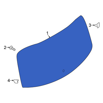 Nissan OE - Rear Liftgate Glass