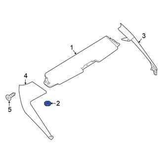 Nissan OE - Liftgate Finish Panel Nut