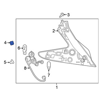 Nissan OE - Tail Light Clip