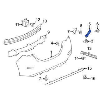 Nissan OE - Rear Left Bumper Guide