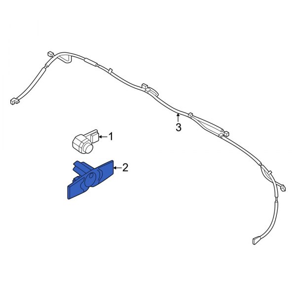 Nissan OE 285335ZA0A - Rear Parking Aid Sensor Bracket