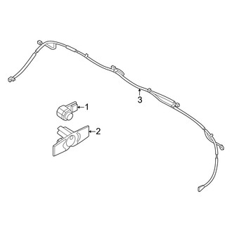 Nissan OE - Rear Bumper - Electrical Components