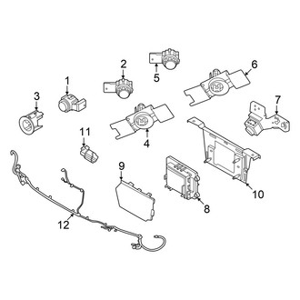 Nissan OE - Front Bumper & Grille - Electrical Components