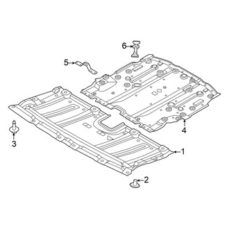 Nissan OE - Radiator Support - Splash Shields