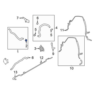 Nissan OE - Drive Motor Inverter Radiator Hose Clamp