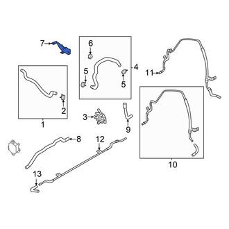 Nissan OE - Drive Motor Inverter Radiator Hose Bracket