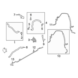 Nissan OE - Cooling - Hoses & Lines (Passenger Side)
