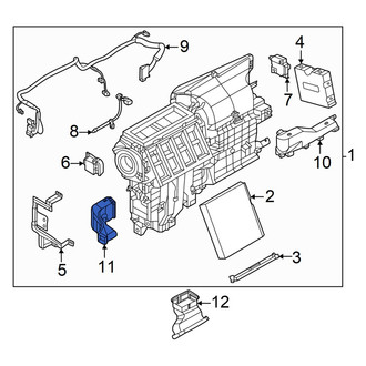 Nissan OE - Front Left Lower Instrument Panel Air Duct