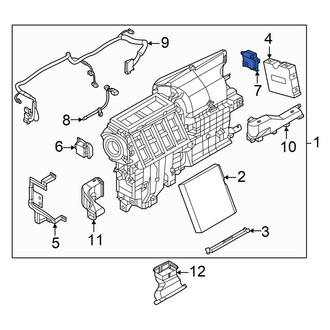 Nissan OE - Front HVAC Air Inlet Door Actuator