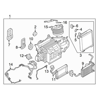 Nissan OE - Air Conditioner & Heater - Blower (With Heat Pump), (Platinum+ / SV+)