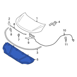 Nissan OE - Front Hood Insulation Pad