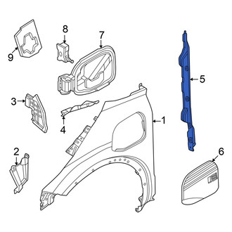 Nissan OE - Left Fender Seal